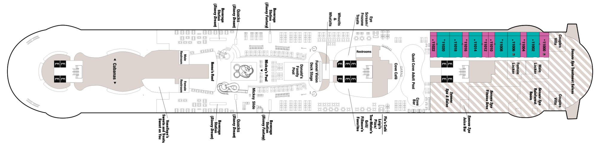 Deck 11 plan